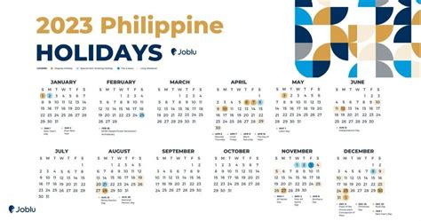 2023 calendar philippines with holidays|2023 philippine holidays.